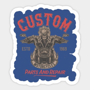 Custom - Parts And Repair Sticker